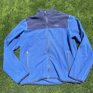 REI Navy and Blue Fleece Jacket
